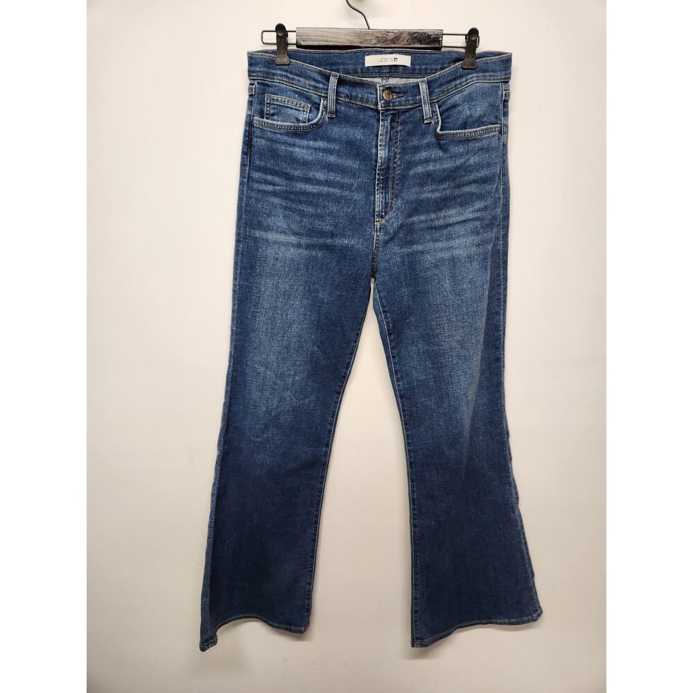 Joe's Women's High-Rise Woodhouse Wide Leg Jeans, Size 32, In Medium Wash Blue
